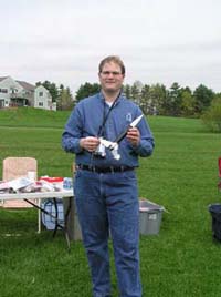Doug with a FlisKit's Triskellion.